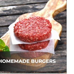 fresh homemade burger specials